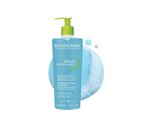 ژل شستشوی صورت 500میلی لیتر SEBIUM بایودرما BIODERMA